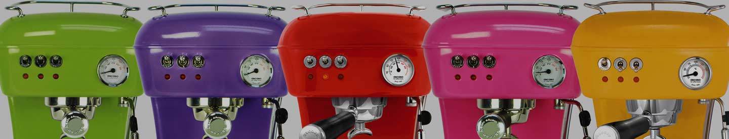 Ascaso Coffee Machines in Various Colors