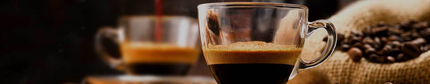 Espresso Shots and Coffee Beans