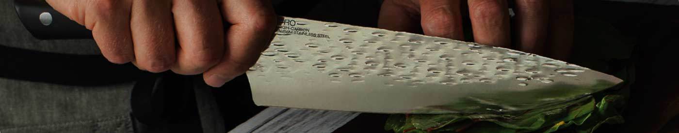 Cutting Herbs with a KAI Pro Knife