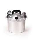 10.5 qt All American Pressure Canner on a white background