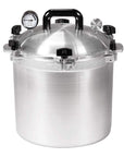 21 qt All American Pressure Canner on a white background