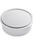 White lid displayed on a white background