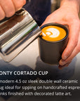 Fellow Monty Milk Art Cups - Black