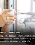 Fellow Monty Milk Art Cups - White