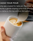 Fellow Monty Milk Art Cups - White