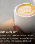Fellow Monty Milk Art Cups - White