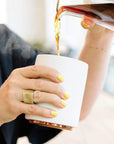 Fellow Monty Milk Art Cups - White