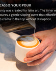 Fellow Monty Milk Art Cups - White
