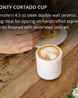 Fellow Monty Milk Art Cups - White
