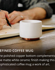 Fellow Monty Milk Art Cups - White