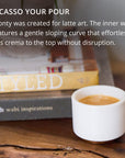 Fellow Monty Milk Art Cups - White