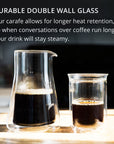 Stagg Double Walled Carafe - Clear Glass