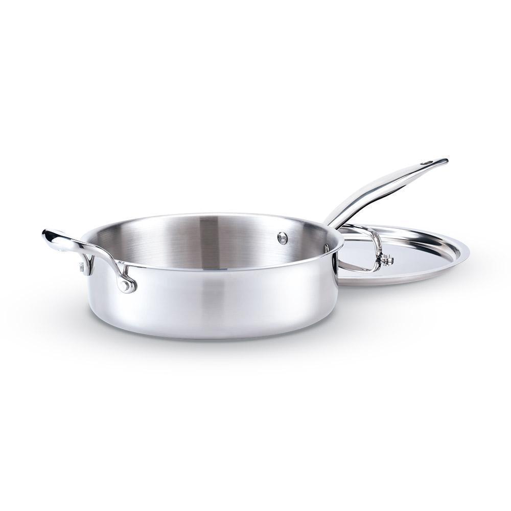 Heritage Steel 5-ply Stainless Core Cookware Set - 10-Piece - J.L. Hufford