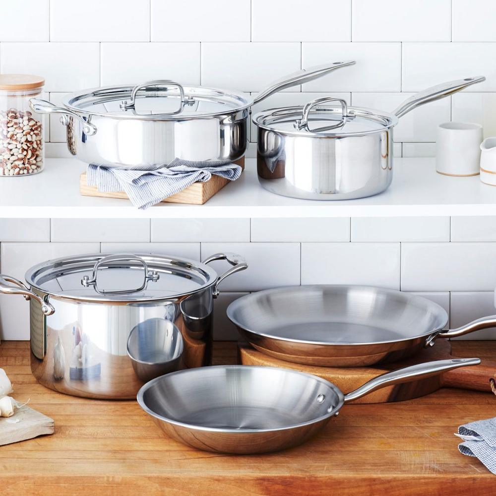 Heritage Steel 5-ply Stainless Core Set - 8 Piece - J.L. Hufford