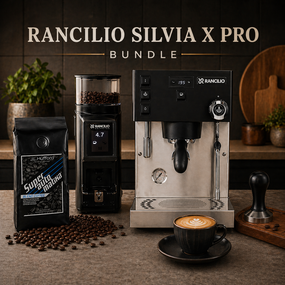 Rancilio Silvia X Pro Bundle – J.L. Hufford