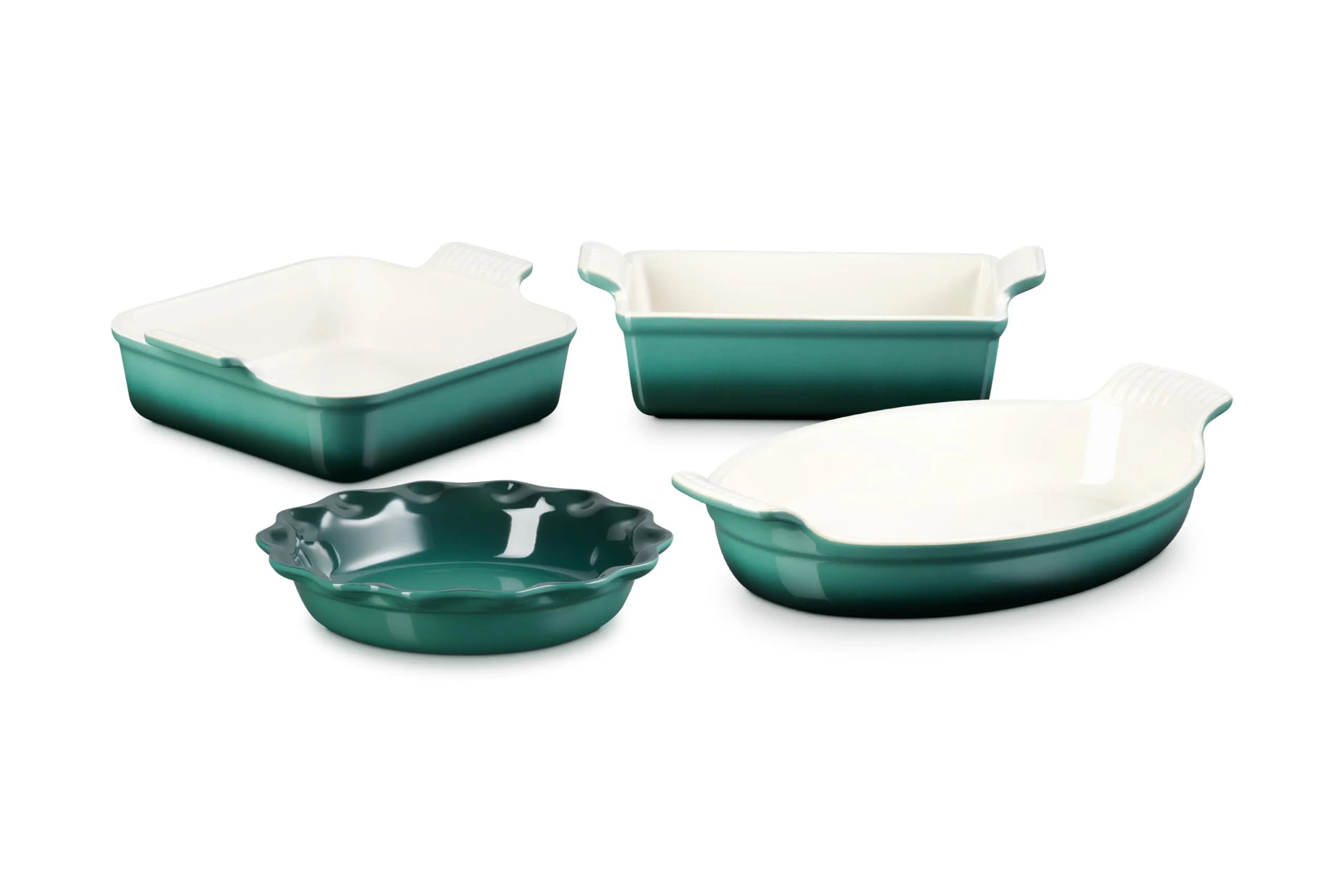 LE CREUSET 皿セット 4色 約24cm Le Creuset Heritage 4-Piece Bakeware Set | J.L. Hufford
