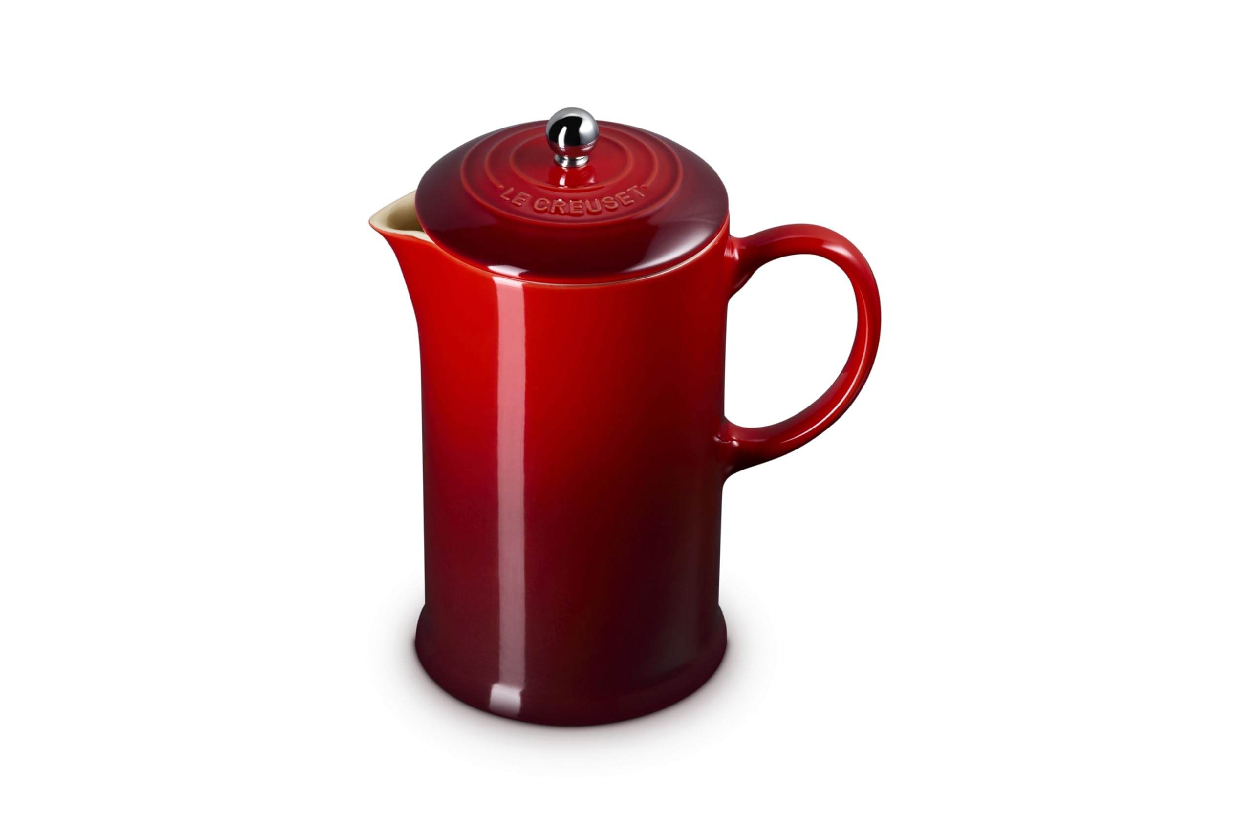 Le Creuset French Press 34 oz Stoneware | J.L. Hufford
