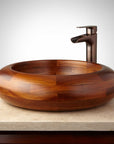 Rico & Plato Ames Teak Vessel Sink