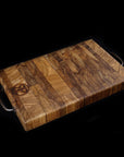 Rico & Plato Celery End Grain Teak Cutting Board/Coffee Server