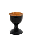 Rico & Plato Dante Teak Egg Cups with Black Exterior (Set of 2)