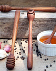 Rico & Plato Teak Honey Dipper (Set of 2)