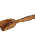 Rico & Plato Medium Teak Lentil Scoop with Long Handle