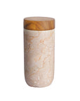 Rico & Plato Nimes Glossy Marble Pots (Set of 3)