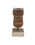 Rico & Plato Romeo Wooden Candle Holder (Set of 3)