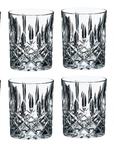 8 Riedel spey double old fashioned glasses on a white background