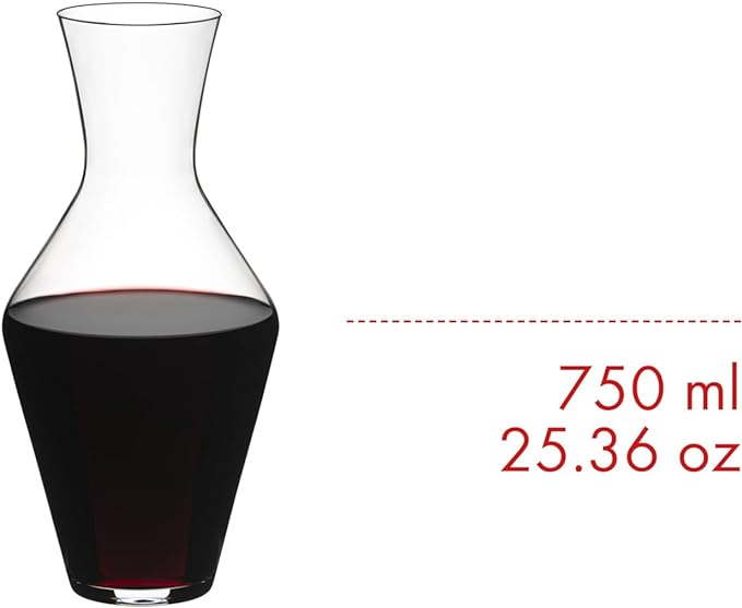 Riedel Cornetto Single Wine Decanter - Slim Design For Young & Old Wines