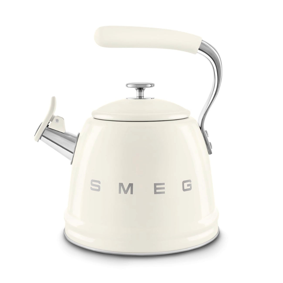 Cream SMEG Whistling Kettle