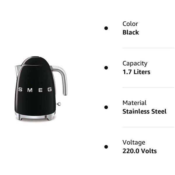 SMEG 50's Retro Line Electric Kettle J.L. Hufford