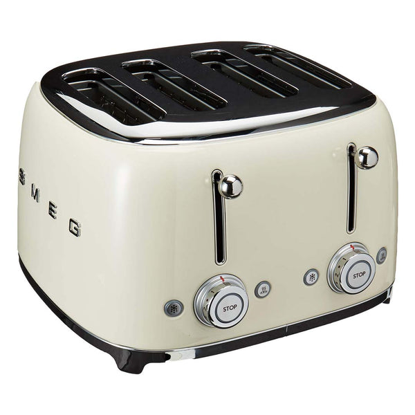 SMEG 50s Retro Stainless Steel 4Slot Toaster J.L. Hufford