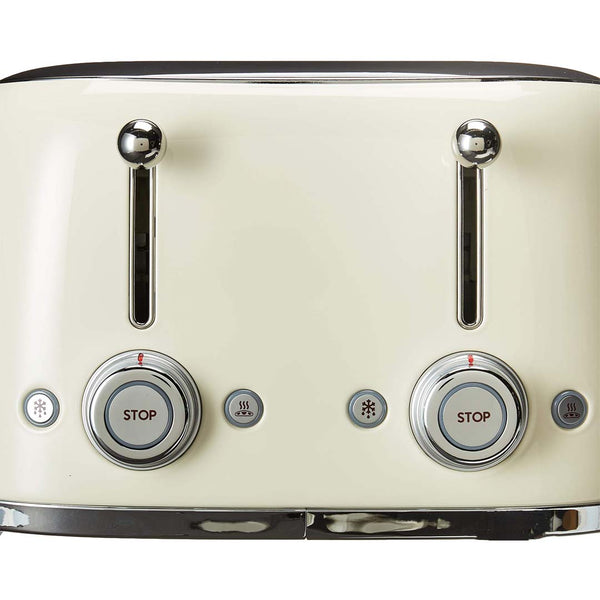 SMEG 50s Retro Stainless Steel 4Slot Toaster J.L. Hufford