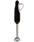 SMEG Handheld Immersion Blender with Beaker, Chopping Bowl w/Lid, Wire Whisk, 5 Speed Controls, made with Stainless Steel Blades and Ergonomic Design