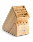 Wusthof 15-Slot beechwood Knife Block displayed on a white background
