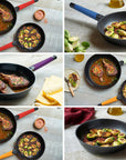 ZAVOR Noir 10" & 12" Inch Skillet Set