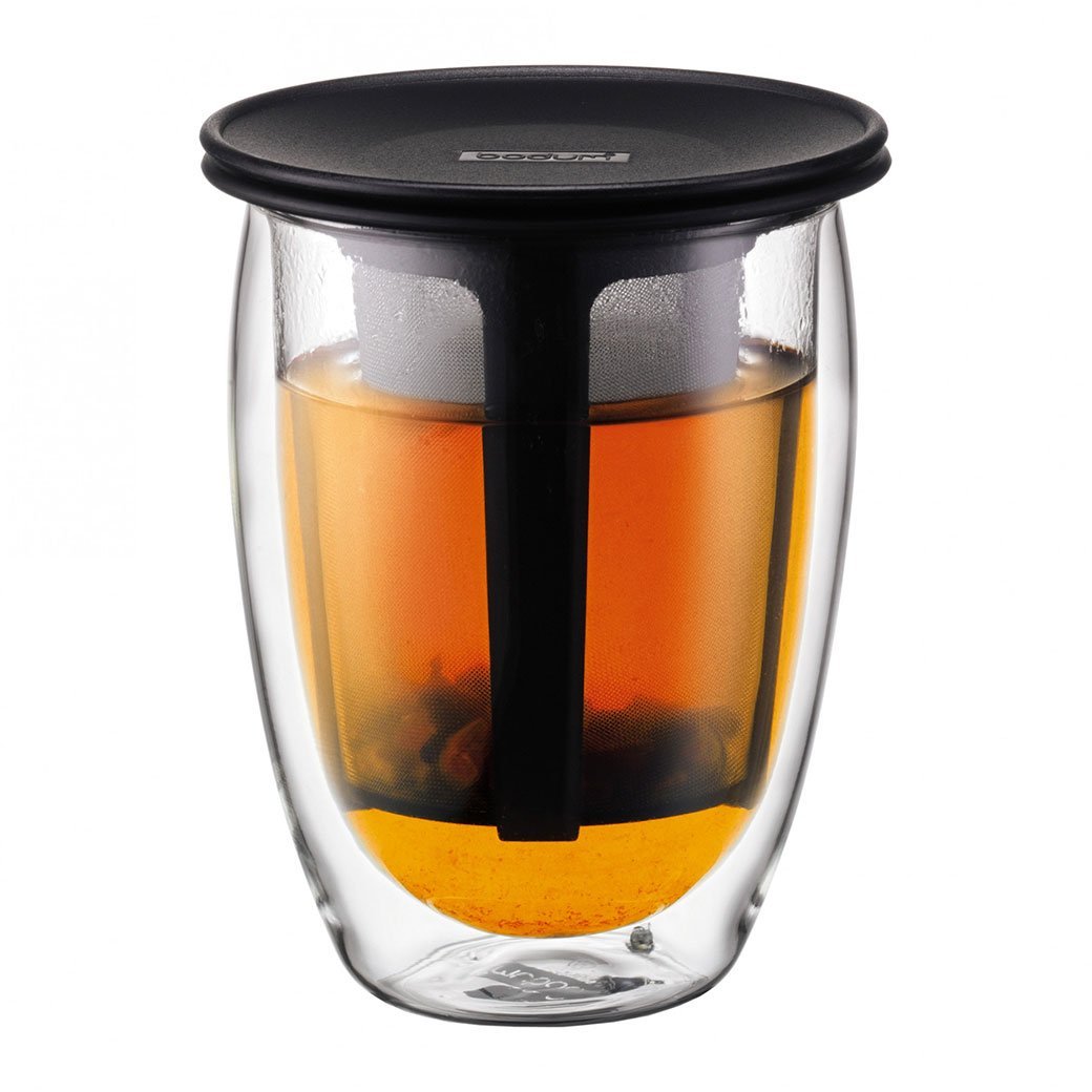 Bodum Single Tea Glass Infuser Double Walled Hufford