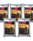 Cappuccine Blended Coffee Frappe Caramel Latte Ice Coffee Frappe Cappuccine Case of 5 - Single Flavor JL-Hufford