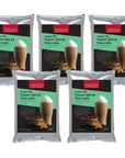 Cappuccine Blended Coffee Frappe Classic Spiced Chai Latte Cappuccine Case of 5 - Single Flavor JL-Hufford