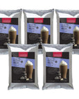 Cappuccine Blended Coffee Frappe Coconut Mocha Ice Coffee Frappe Cappuccine Case of 5 - Single Flavor JL-Hufford