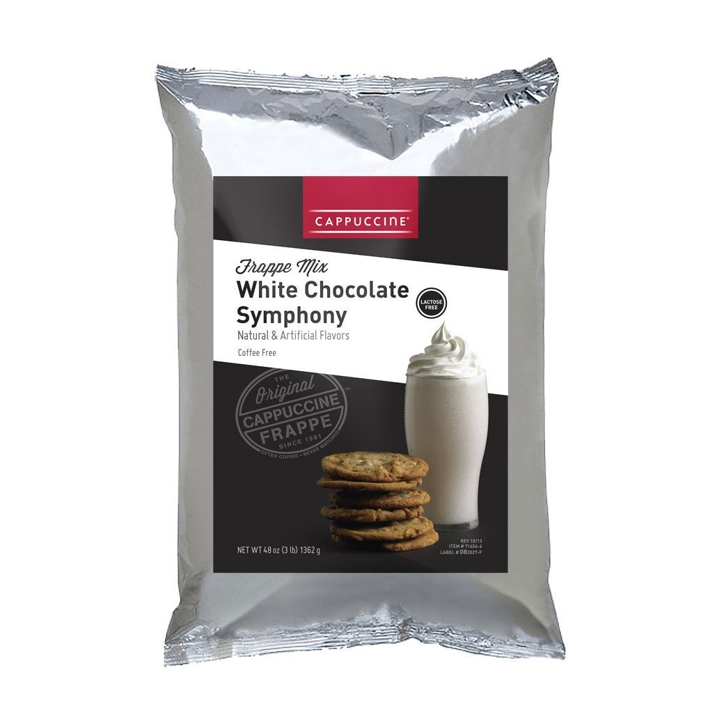 Cappuccine Blended Coffee Frappe Individual Cappuccine Frappe Mix - White Chocolate Symphony JL-Hufford