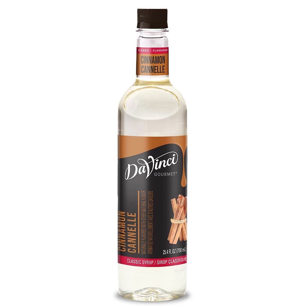 Bottle of Davinci Cinnamon Syrup