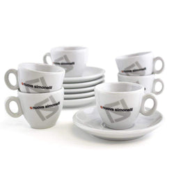Nuova+Simonelli+Coffee+Mugs+%26+Espresso+Cups+Nuova+Simonelli+Espresso+Cup+and+Saucer+-+Set+of+6+JL-Hufford
