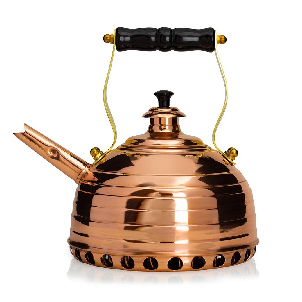 Richmond Copper Whistling Tea Kettle for Gas Stovetops – Hufford