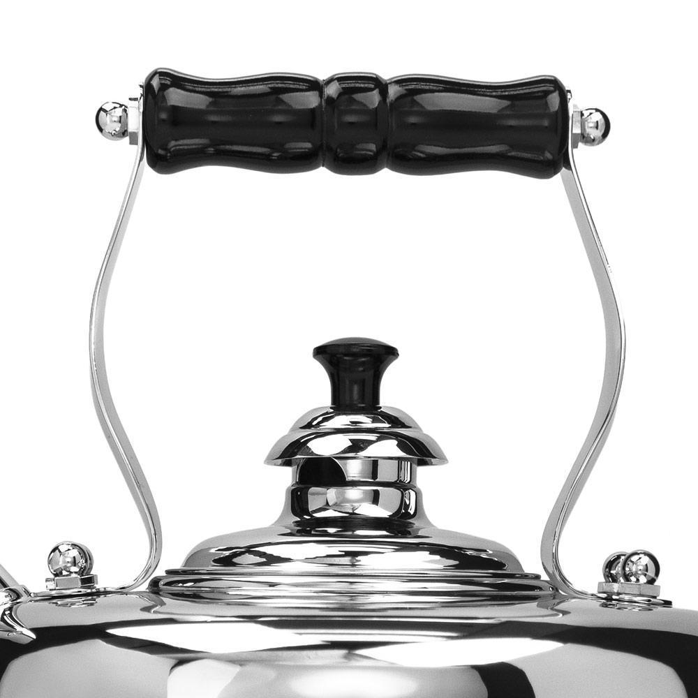 Richmond Kettle Company Stovetop Tea Kettles Richmond Heritage Chromed Copper Whistling Tea Kettle - No. 2 JL-Hufford
