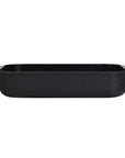 Side view of Swiss Diamond Roasting Pans 12.5" x 10" (4.8 Qt) Swiss Diamond XD Nonstick Roasting Pan displayed on a white background