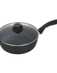 Swiss Diamond Saute & Sauteuse Pans 9.5" (3.2 Qt) Swiss Diamond XD Nonstick Saute Pan with Lid JL-Hufford