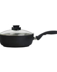 Swiss Diamond Saute & Sauteuse Pans 9.5" (3.2 Qt) Swiss Diamond XD Nonstick Saute Pan with Lid JL-Hufford
