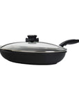 Swiss Diamond Skillets & Frying Pans Swiss Diamond XD Nonstick Oval Fry Pan with Lid JL-Hufford